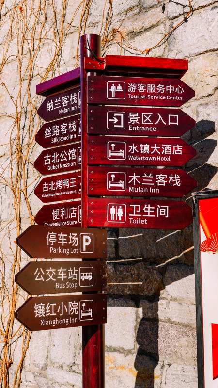 景區(qū)導(dǎo)覽指示牌