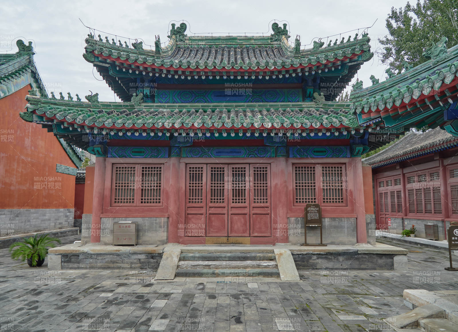 北京市西城區歷代帝王廟內宰牲亭-攝影圖