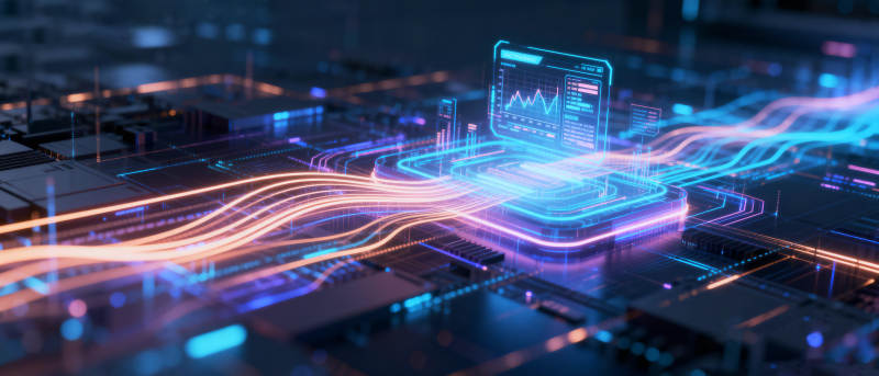 未來科技芯片-圖片