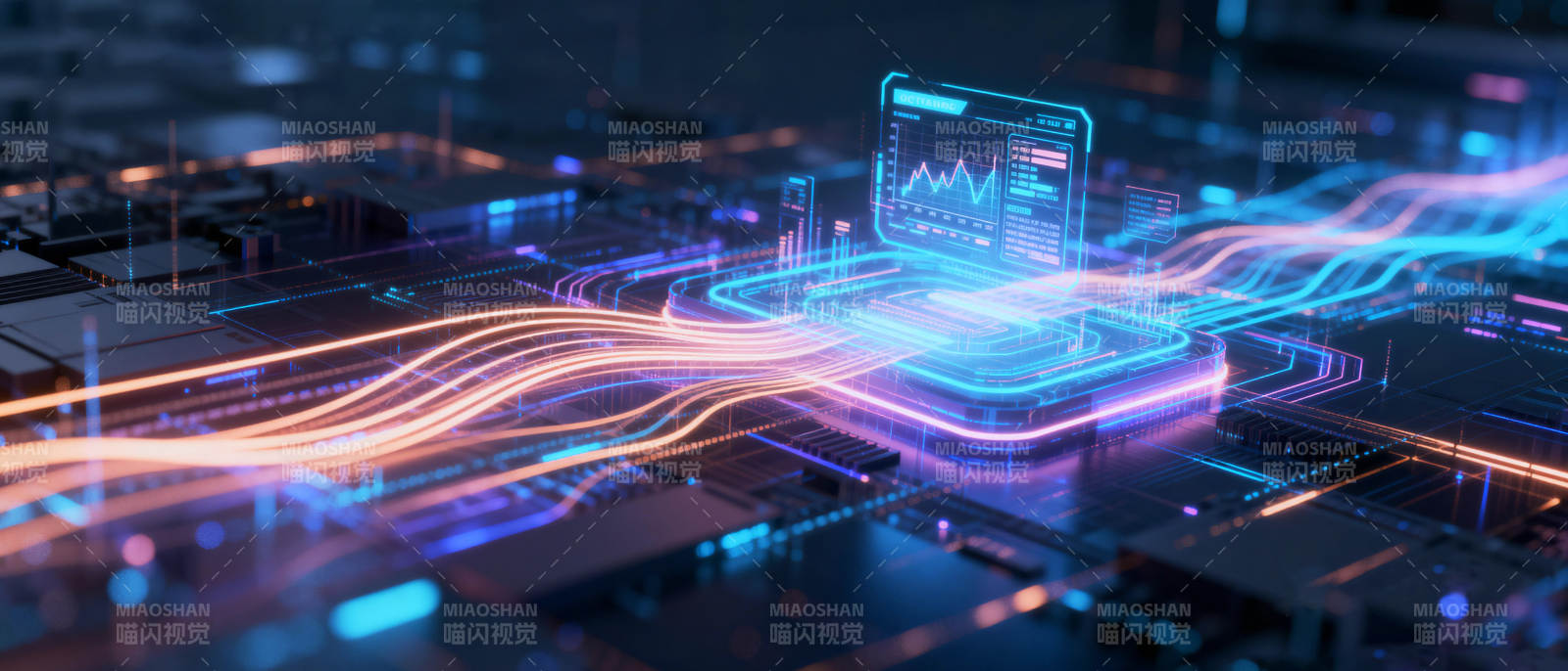 未來科技芯片-圖片