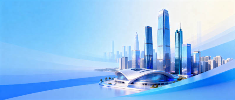 未來都市天際線-圖片