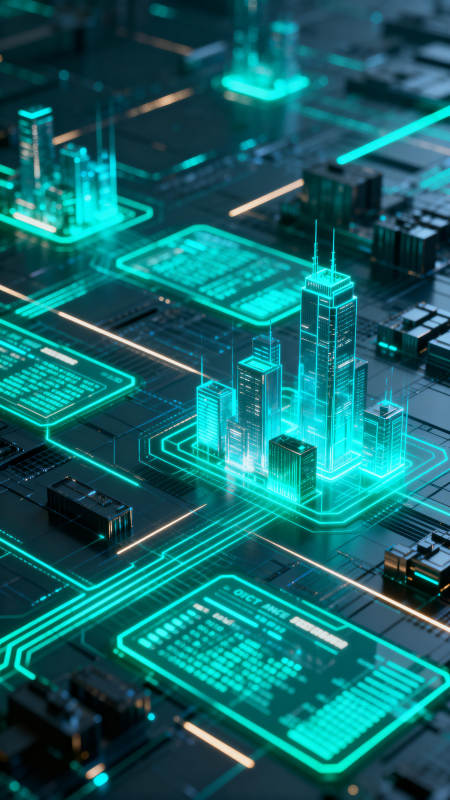 未來城市科技圖景-圖片