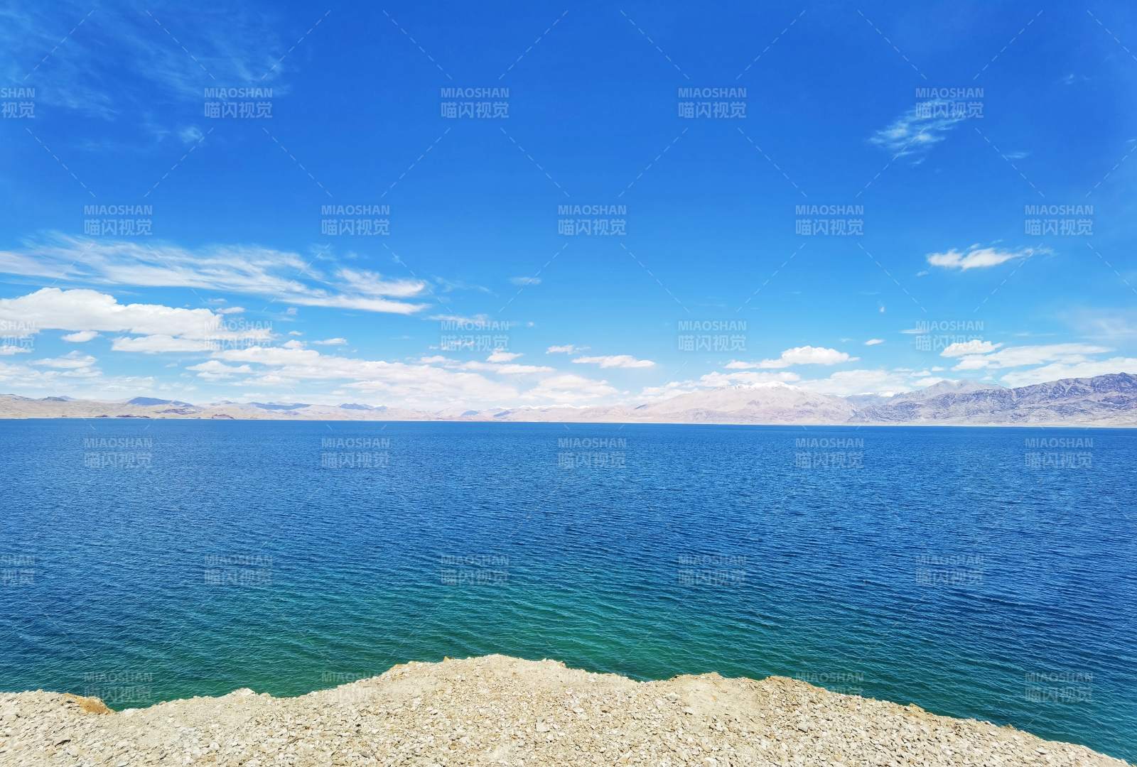 班公湖風景-攝影圖