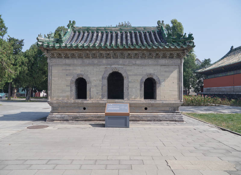 古建筑庭院靜謐-攝影圖