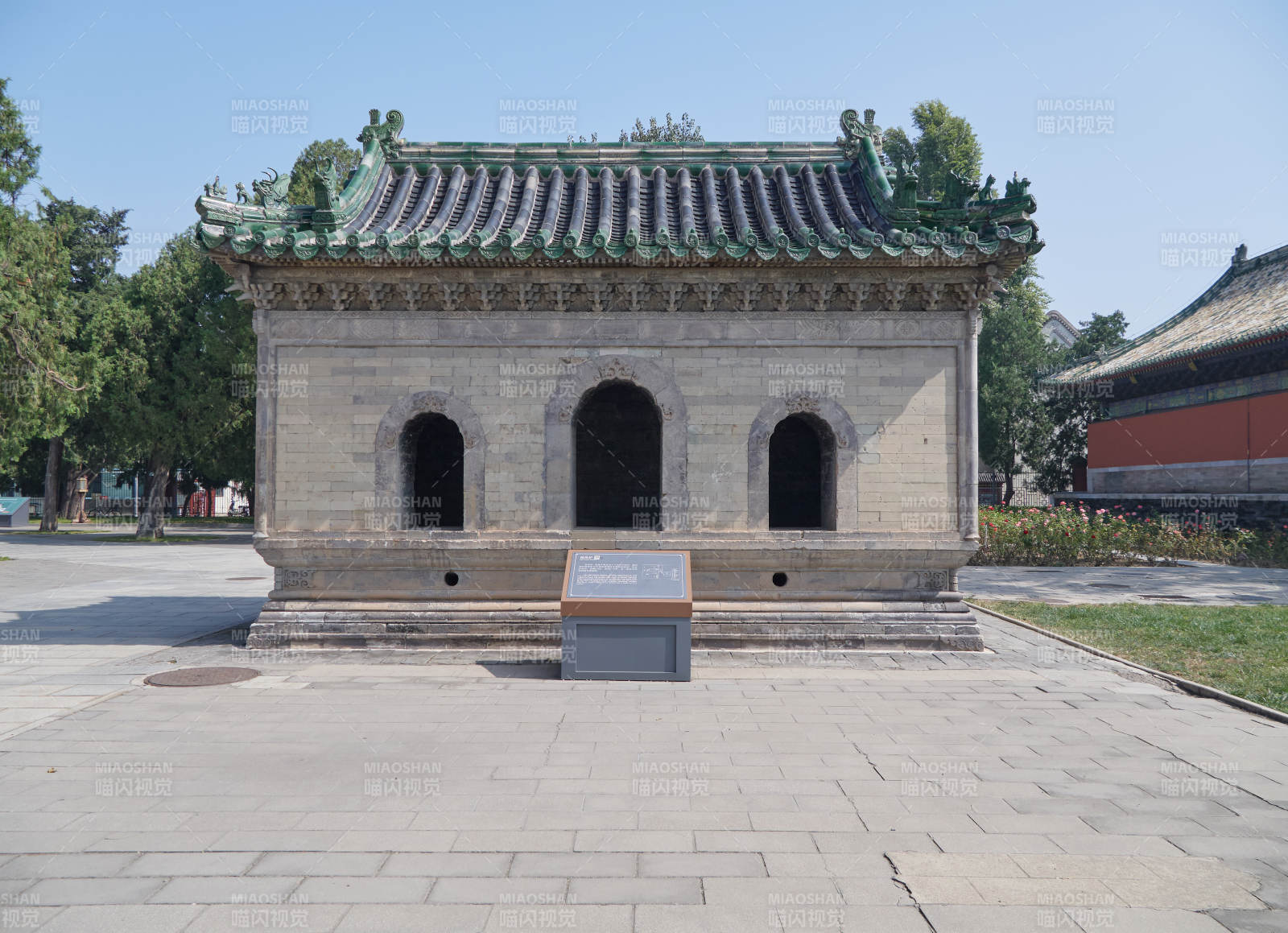 古建筑庭院靜謐-攝影圖