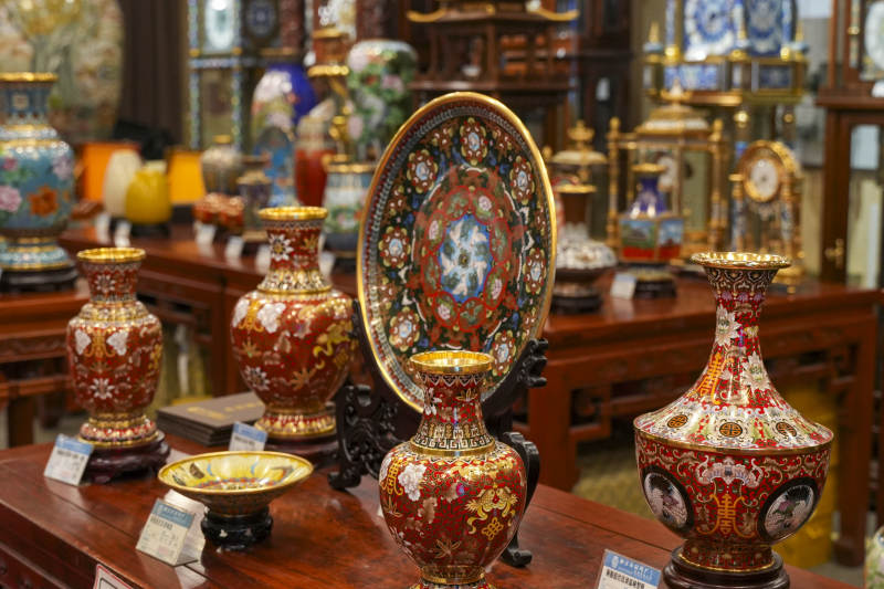 精美彩繪瓷器展-攝影圖