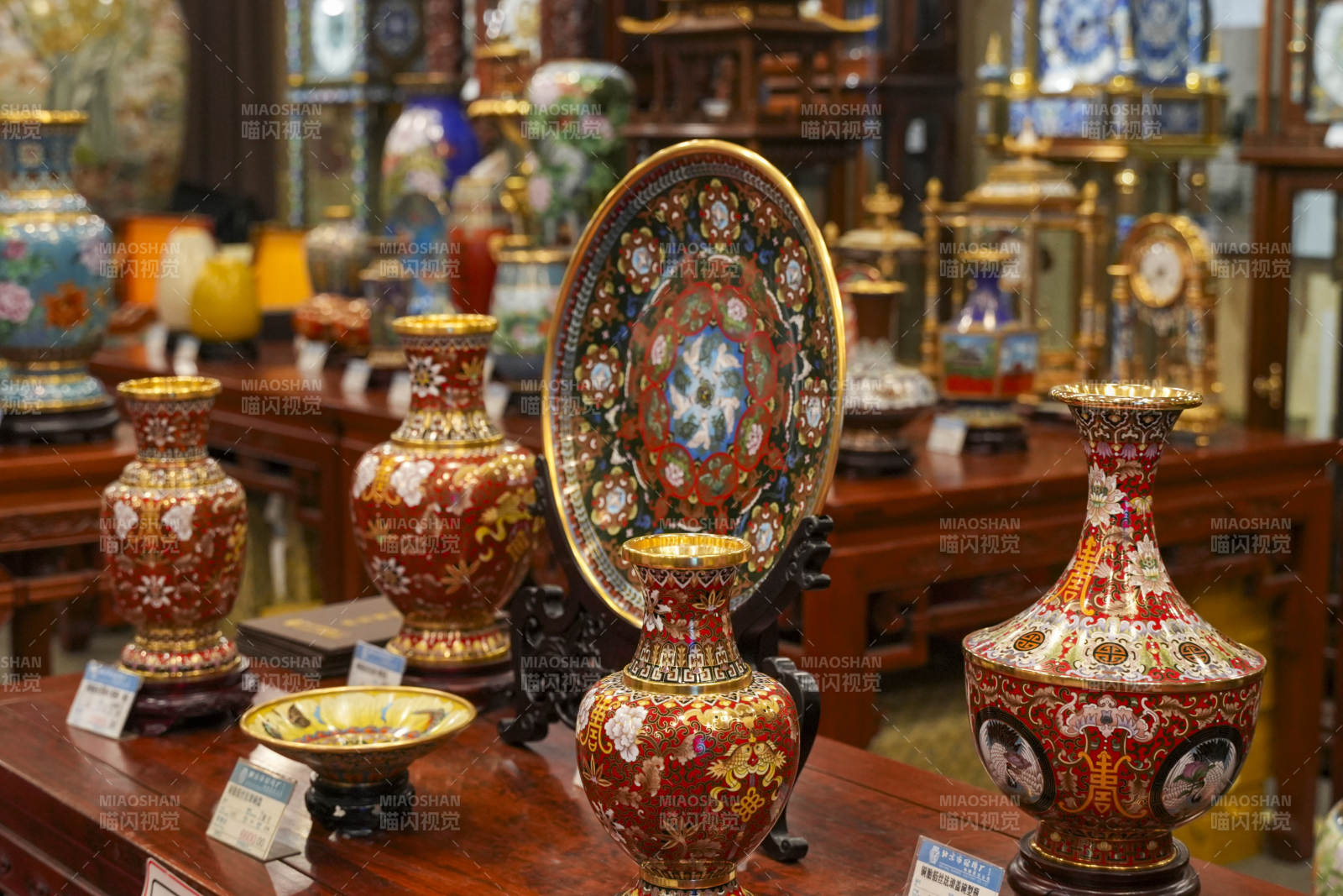 精美彩繪瓷器展-攝影圖