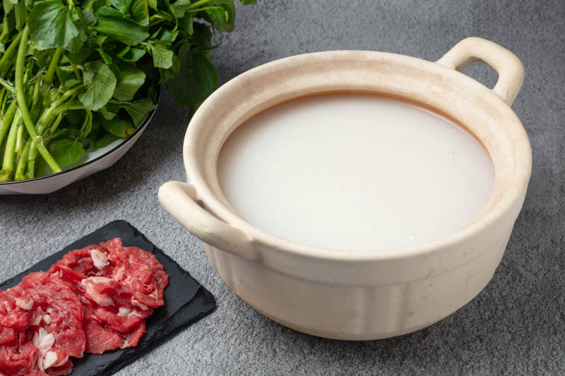 清湯牛肉火鍋食材-攝影圖