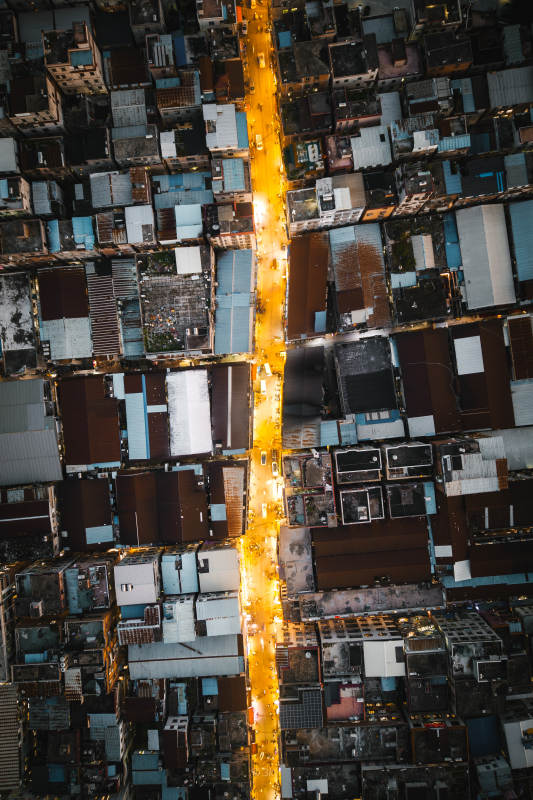 夜街燈火通明-攝影圖