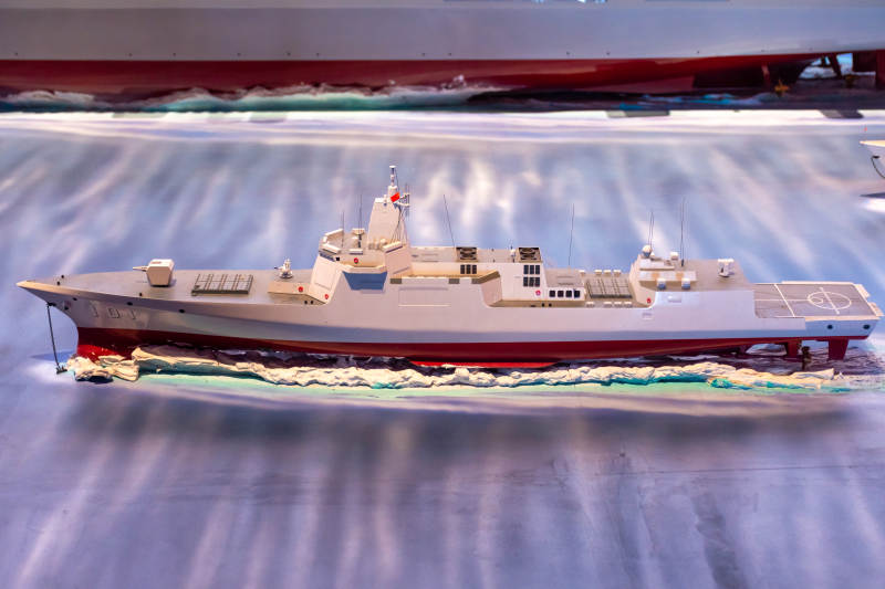 舰船模型展示-摄影图