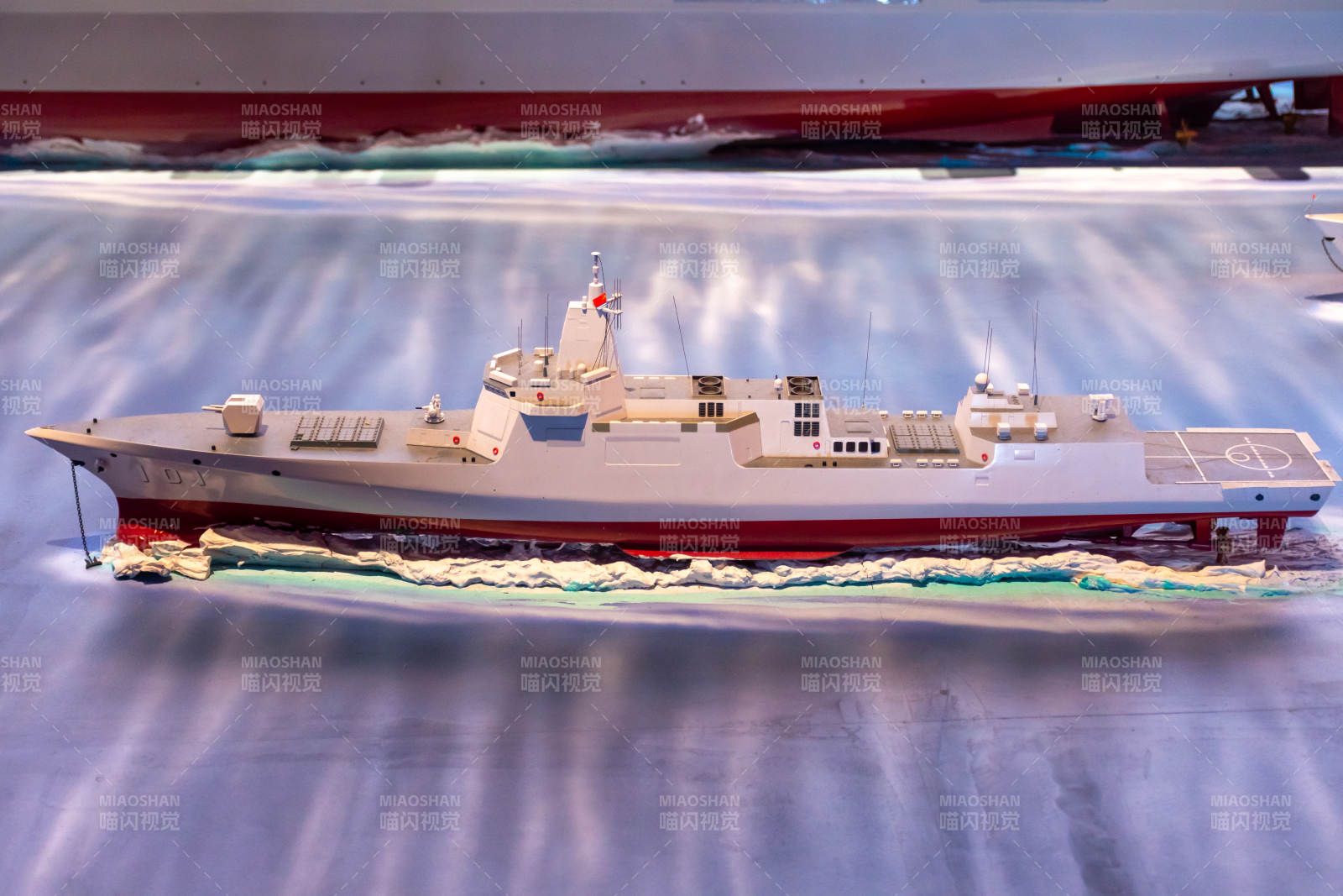 舰船模型展示-摄影图
