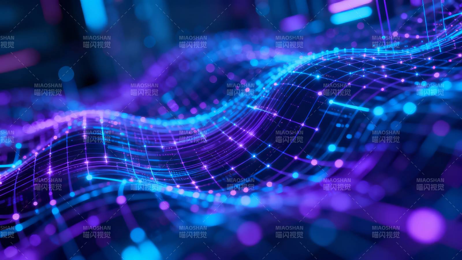 炫彩波浪科技感-圖片