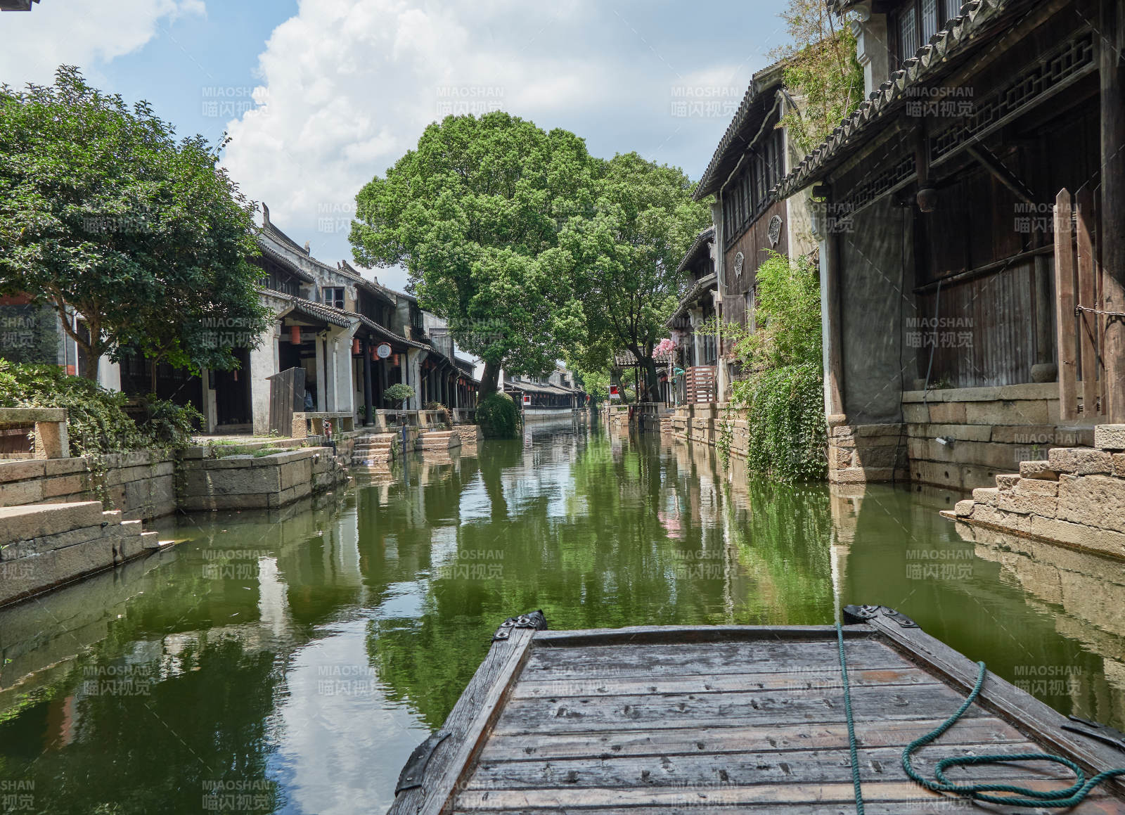 苏州市吴江区黎里古镇游船观光-摄影图