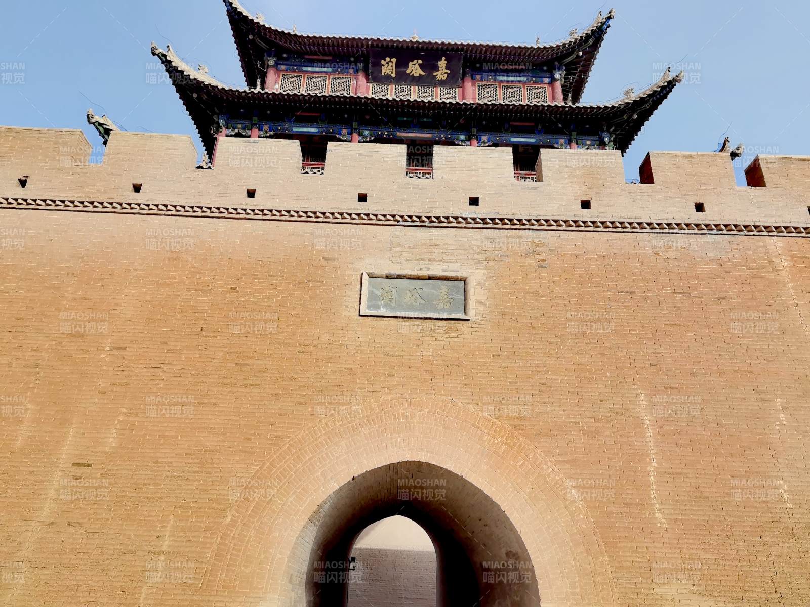 嘉峪關城樓-攝影圖