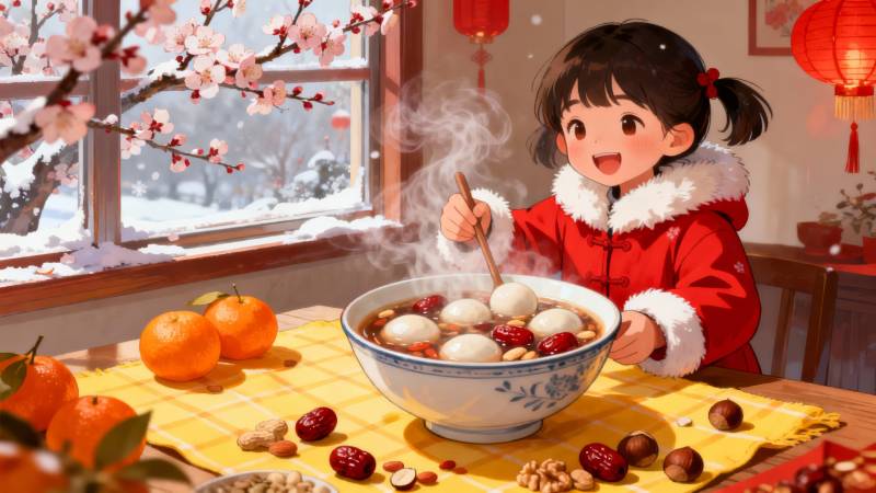 冬至煮汤圆-图片