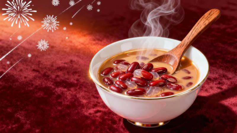 热腾腾的红豆汤-图片