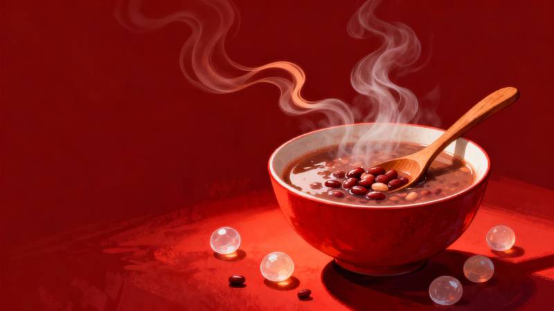 热腾腾的红豆汤-图片