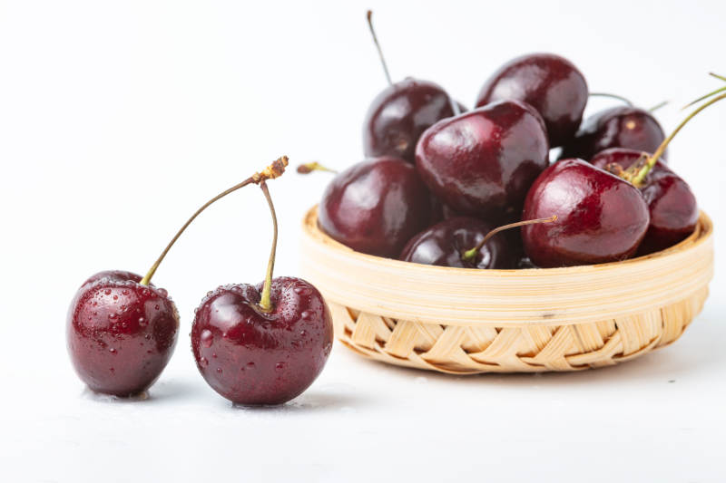 鲜红樱桃 诱人美味-摄影图