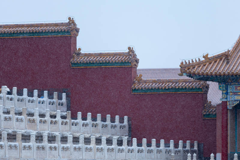 故宫红墙黄瓦-摄影图