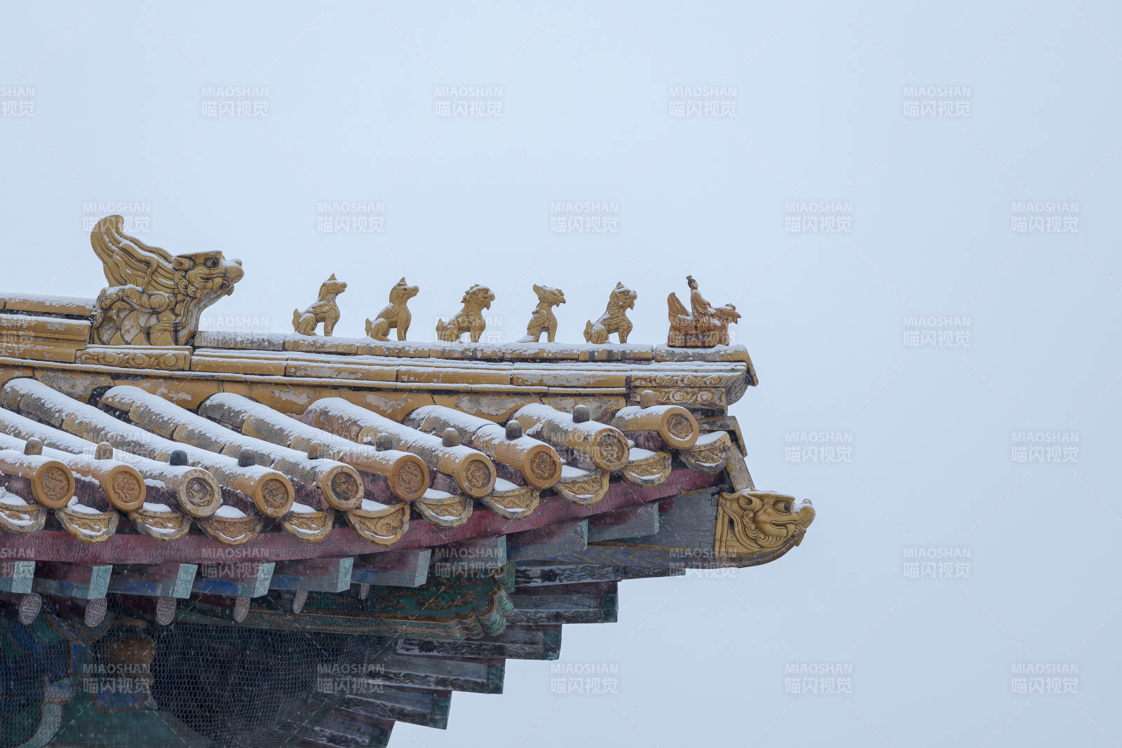 古建筑屋脊獸飾 故宮-攝影圖