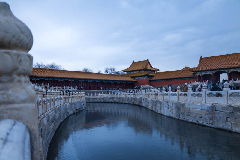 故宫金水桥景-摄影图