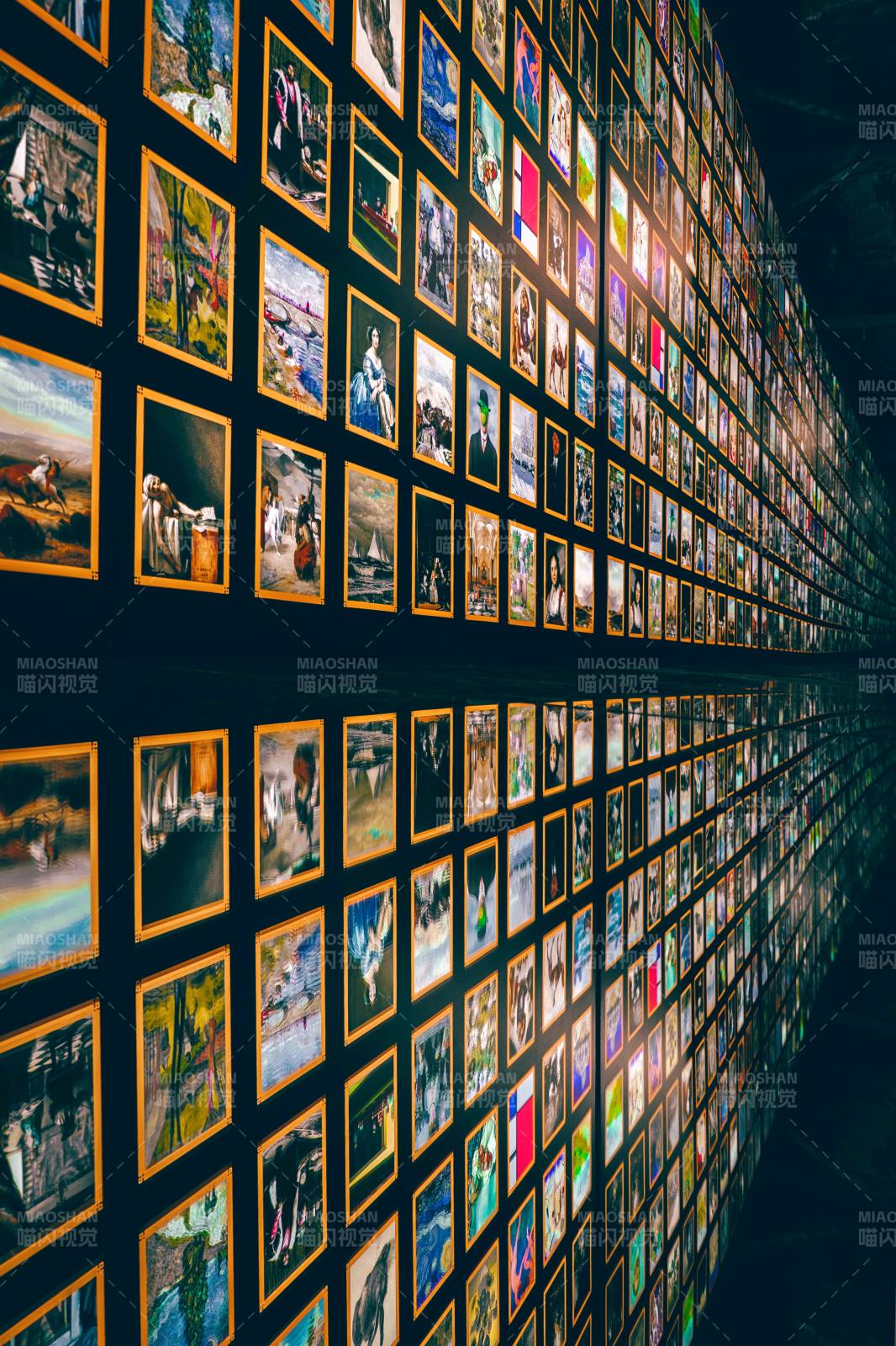 画廊长廊-摄影图