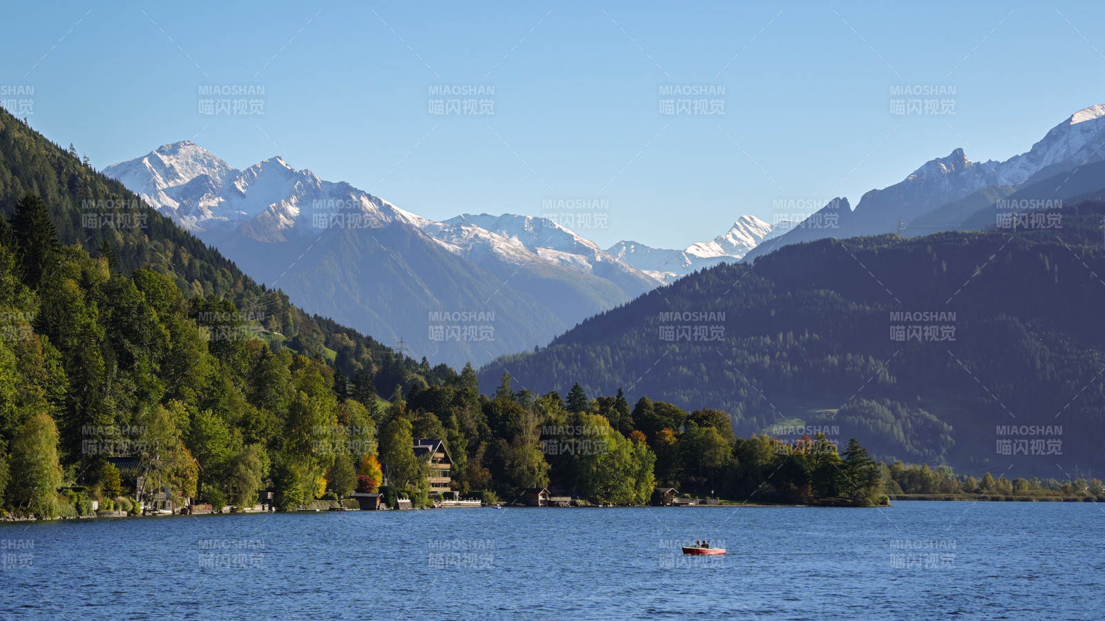 湖光山色 靜謐如畫-攝影圖