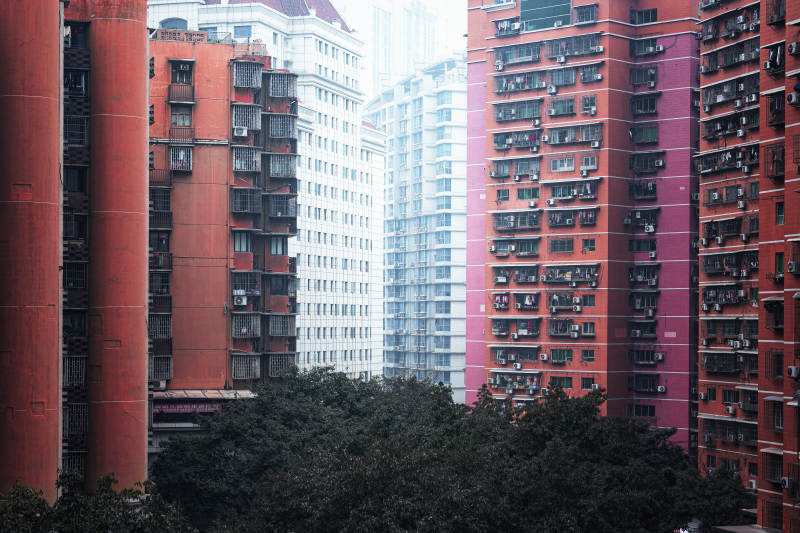 都市高楼林立-摄影图