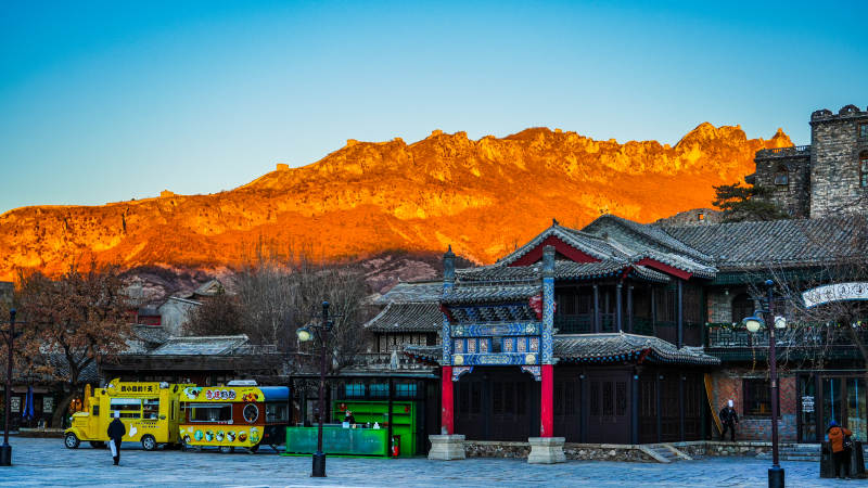 北京古北水鎮(zhèn)金山映古街-攝影圖