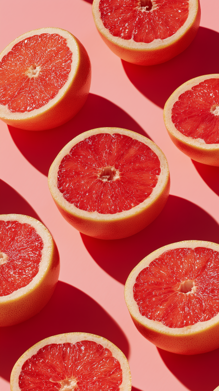 红柚切片艺术-图片