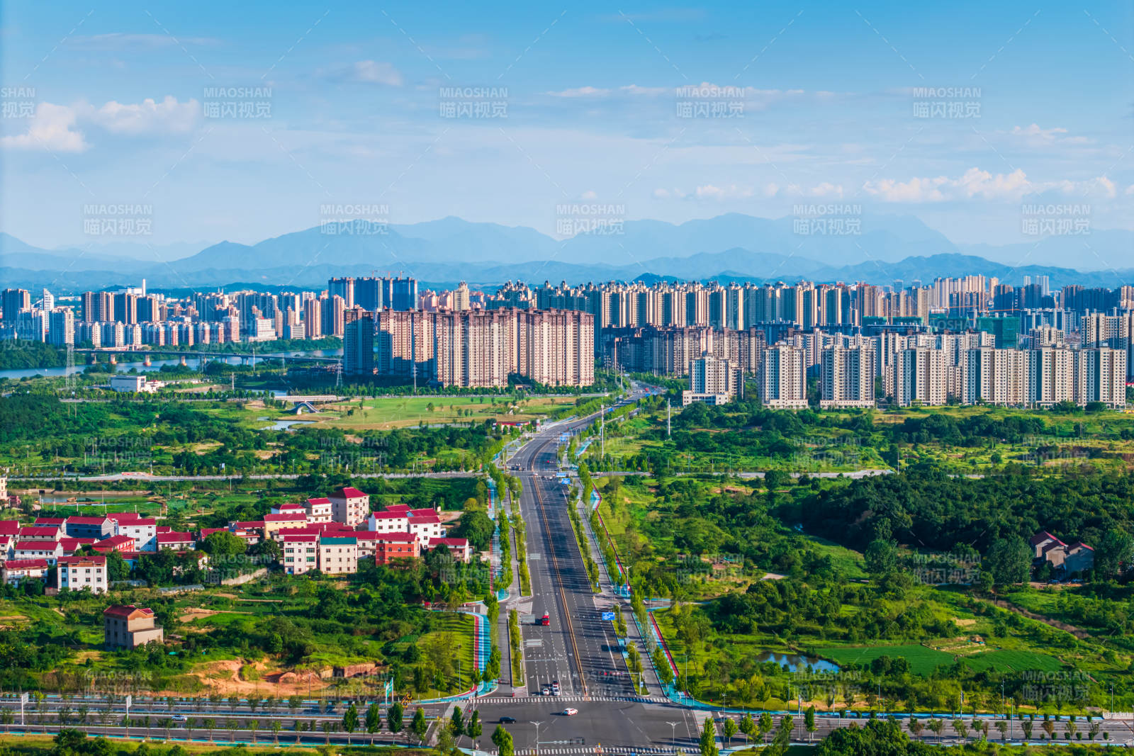 城市綠洲新貌-攝影圖