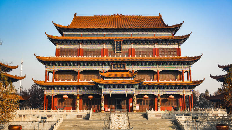 古建筑风光-摄影图