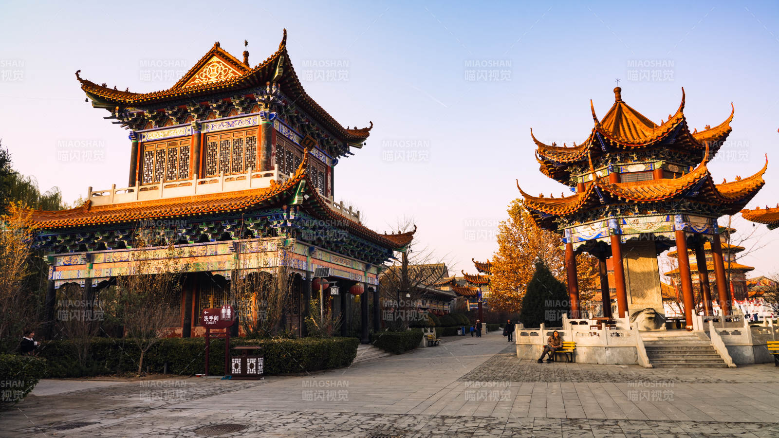 古建筑群风光-摄影图