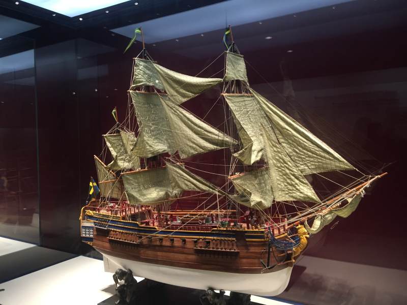 古船模型展示-摄影图