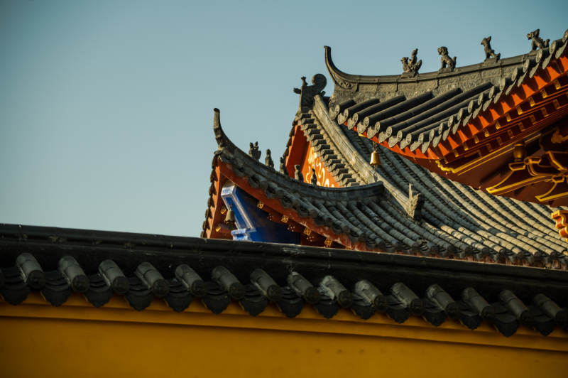 古建筑屋檐特写-摄影图