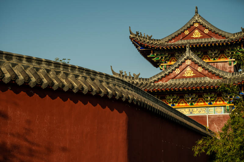 古建筑屋檐风光-摄影图