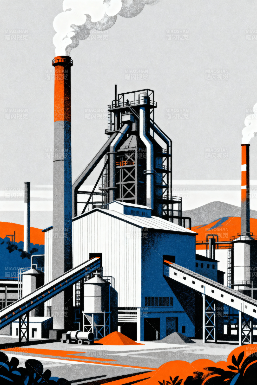 工业厂区景象-图片