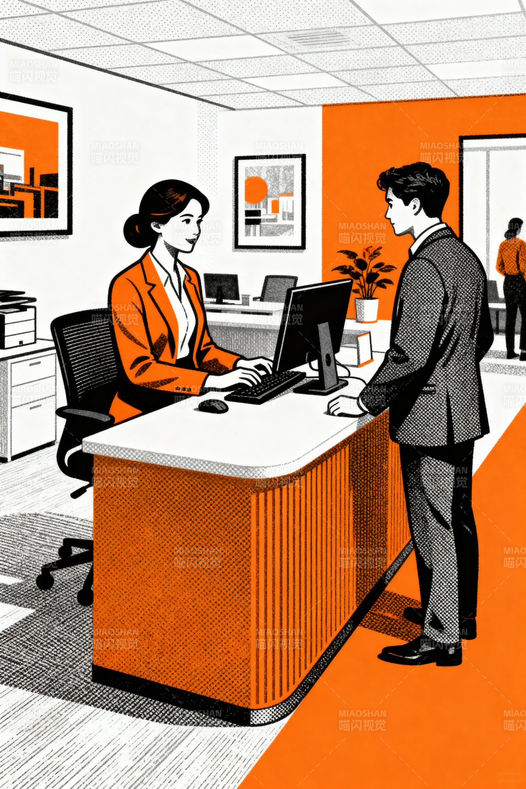 办公室日常交流-图片