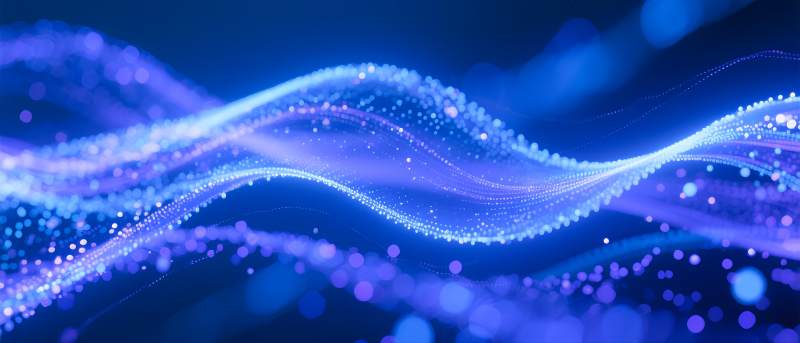 流光溢彩波浪-图片