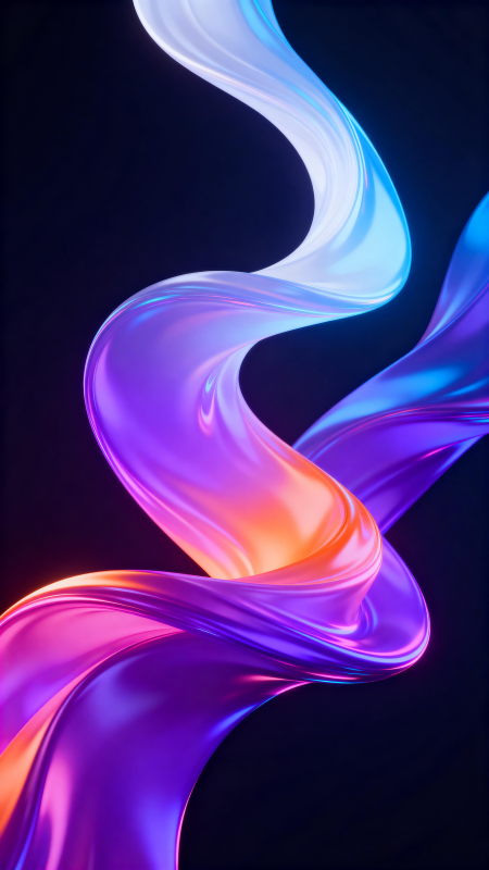 流光溢彩的波浪-图片