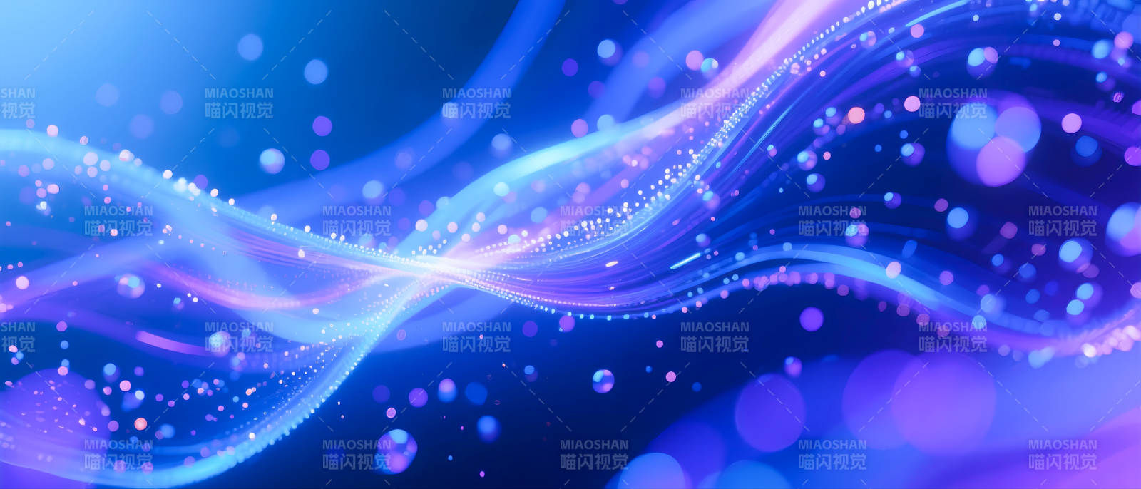 梦幻光波流动-图片