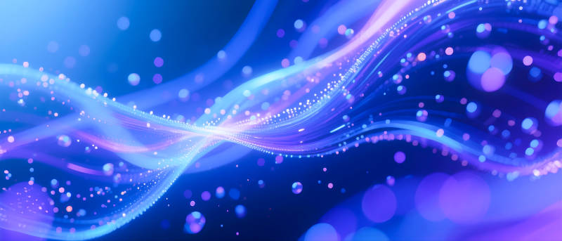 梦幻光波流动-图片