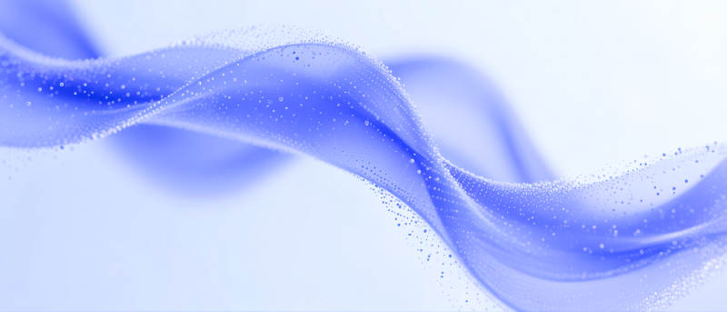 蓝波流动-图片