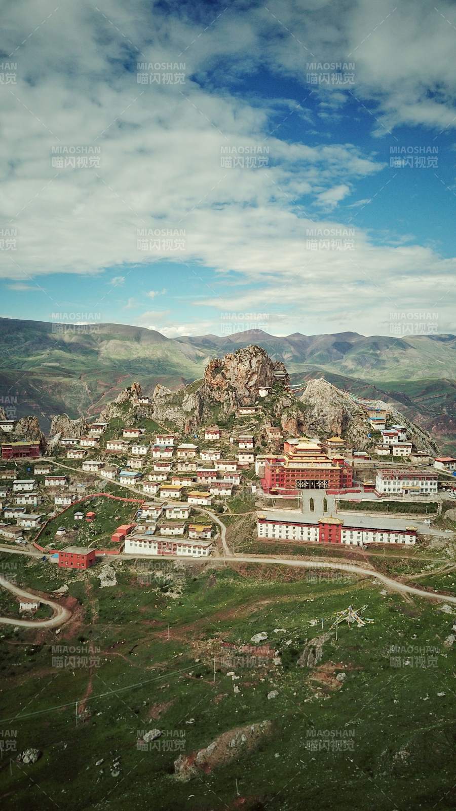 俯瞰孜珠寺-攝影圖