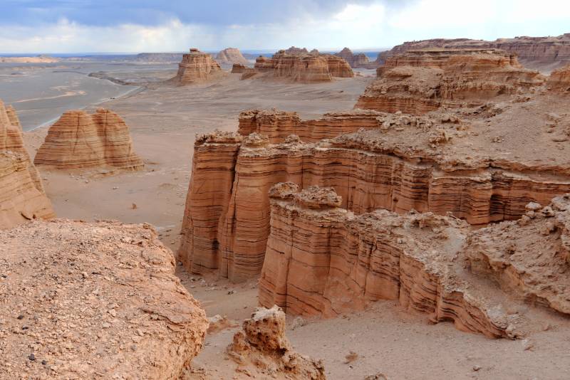 沙漠奇巖景觀-攝影圖