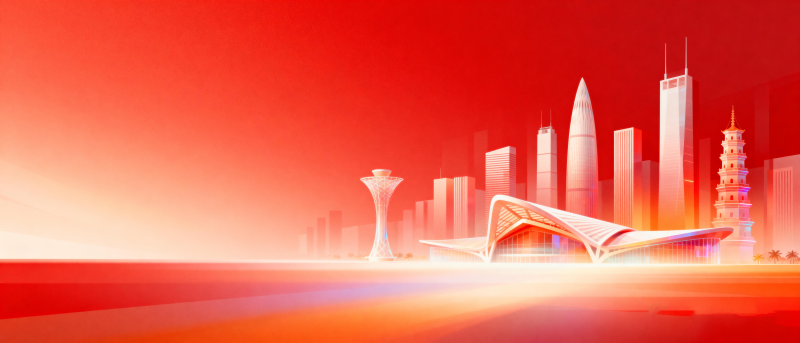 未來都市剪影-圖片