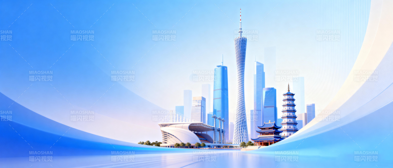 广州塔城市风光-图片