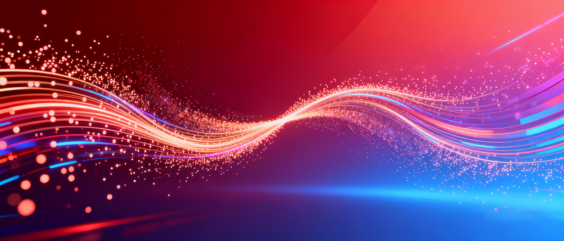 炫彩波浪光效-圖片