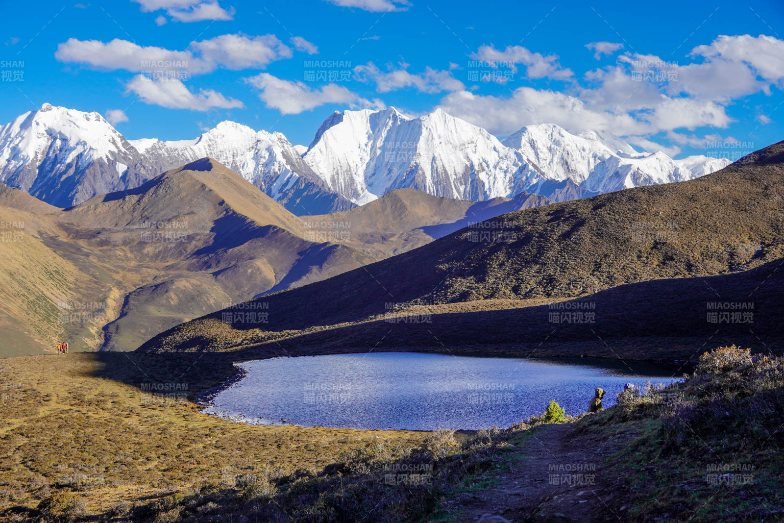 雪山海子-摄影图