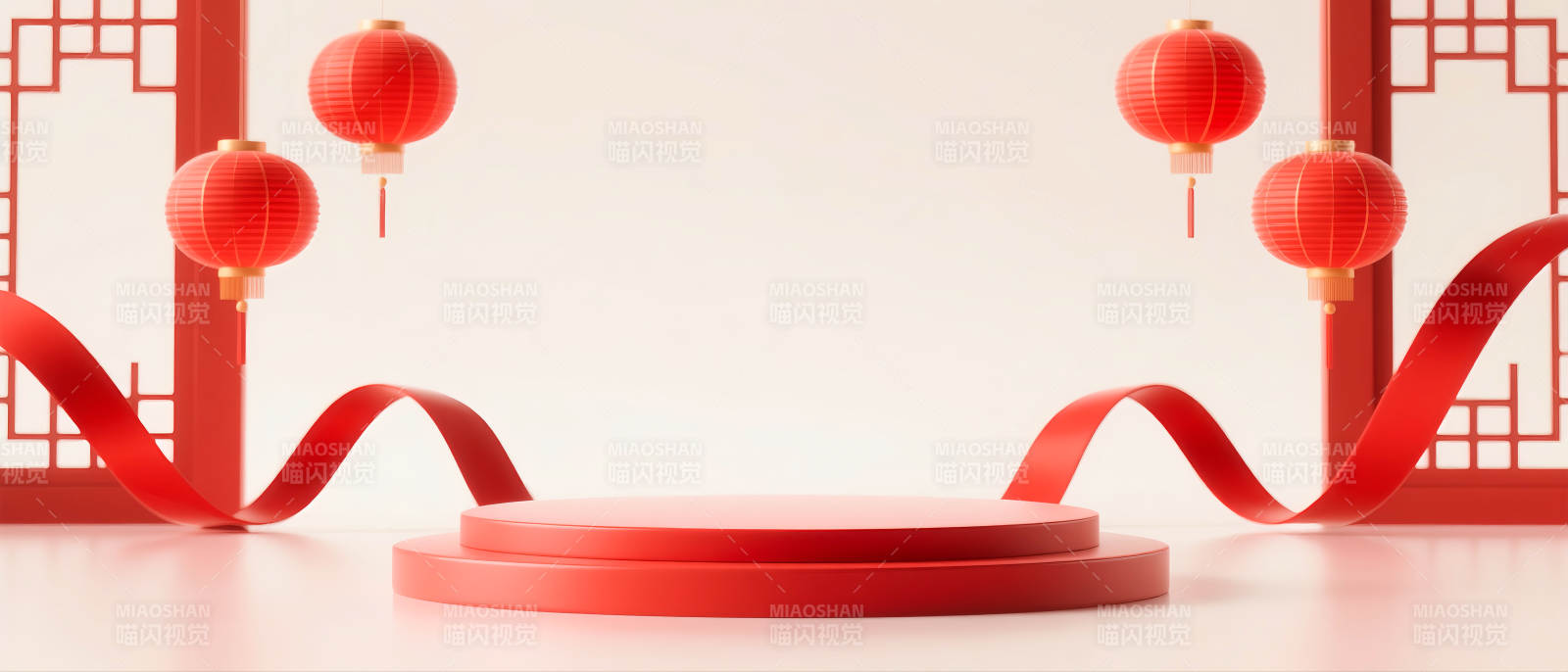 新春喜庆舞台-图片